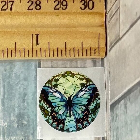 🌀10/$10🌀 Vibrant Butterfly Reusable Waterproof Vinyl Sticker Decal - Picture 2 of 2